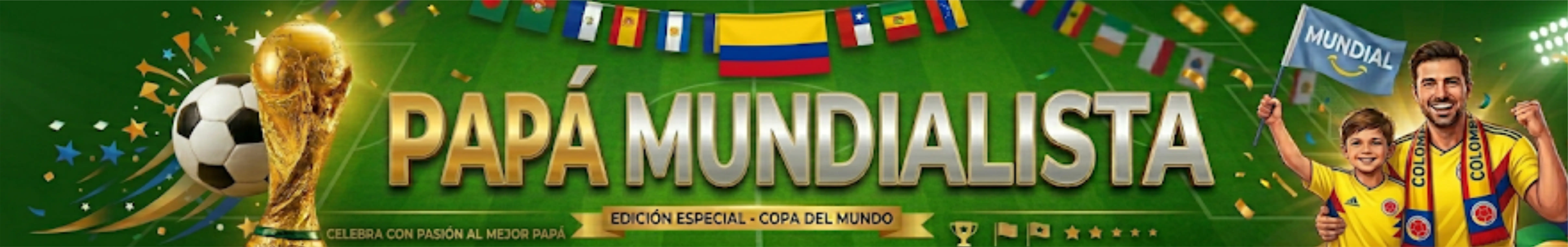 Banner Papá mundialista